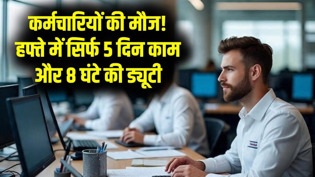 कर्मचारियों की बल्ले-बल्ले! अब हफ्ते में सिर्फ 5 दिन काम और 8 घंटे की शिफ्ट; जानें कहां लागू हुआ ये नया लेबर कानून