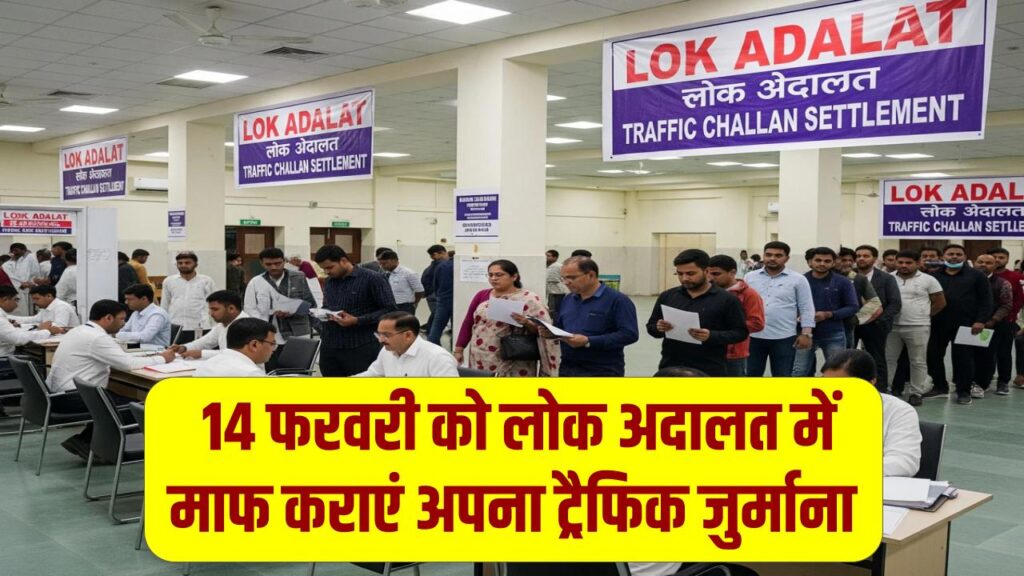 चालान भरने की टेंशन खत्म! आज 14 फरवरी को लोक अदालत में माफ कराएं अपना ट्रैफिक जुर्माना, ये रहा सबसे आसान तरीका