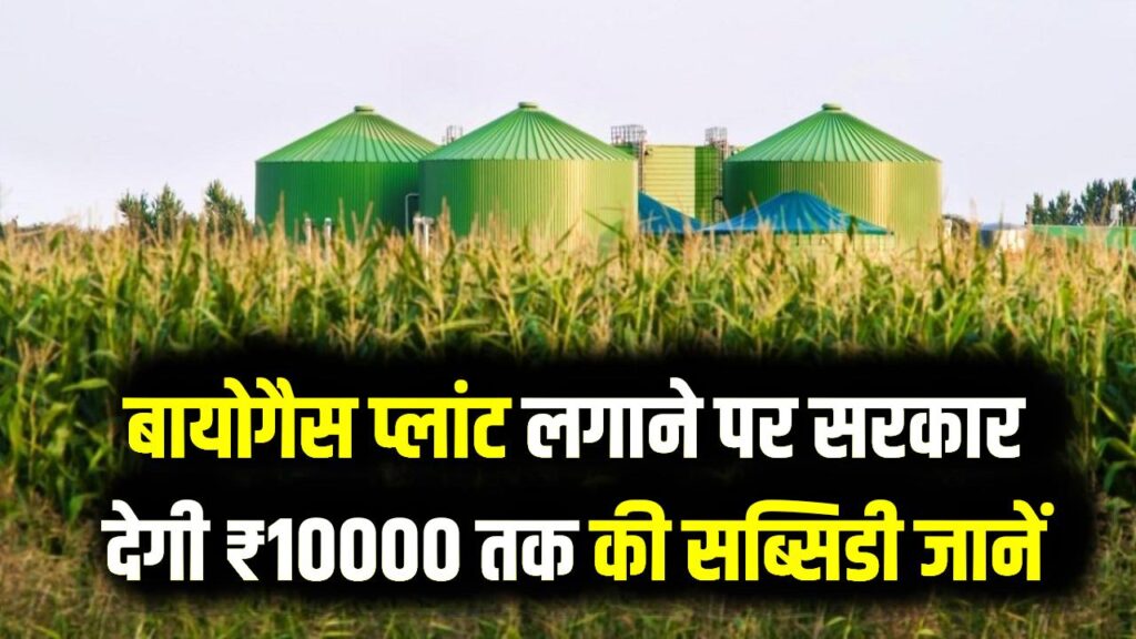 बायोगैस प्लांट लगाने पर सरकार देगी ₹10000 तक की सब्सिडी … जानें कैसे करें अप्लाई 1 बायोगैस प्लांट लगाने पर सरकार देगी ₹10000 तक की सब्सिडी … जानें कैसे करें अप्लाई