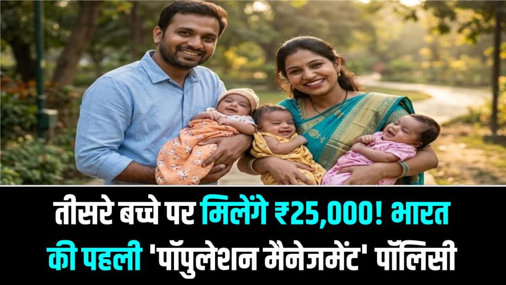 तीसरे बच्चे पर मिलेंगे ₹25,000! आंध्र प्रदेश सरकार ने पेश की भारत की पहली 'पॉपुलेशन मैनेजमेंट' पॉलिसी; जानें किन महिलाओं को मिलेगा लाभ