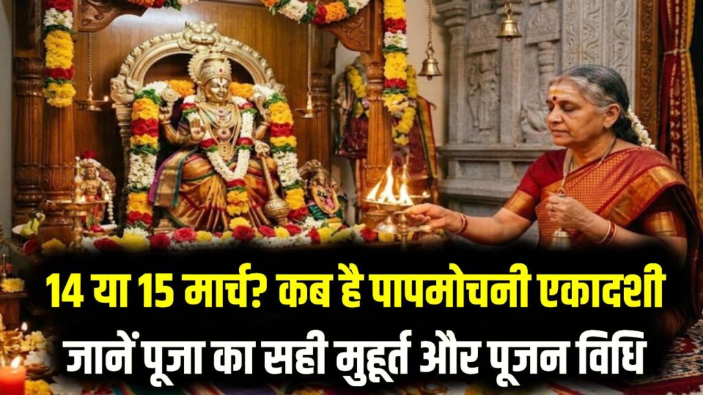 पापमोचनी एकादशी 2026: 14 या 15 मार्च? जानें पूजा का सही मुहूर्त और पूजन विधि, देखें