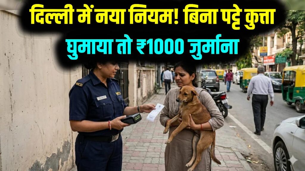 दिल्ली वालों सावधान! बिना पट्टे के कुत्ता घुमाया तो लगेगा ₹1000 का जुर्माना; संसद में पेश हुआ नया 'जन विश्वास' कानून