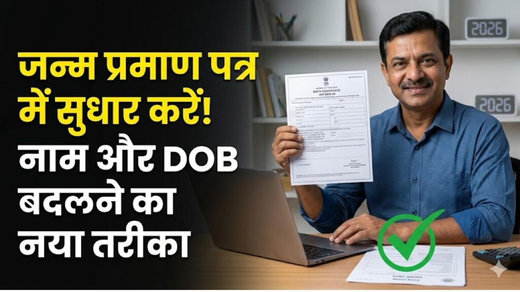 Birth Certificate Correction: जन्म प्रमाण पत्र में नाम या जन्मतिथि है गलत? सुधार के लिए ये रहा स्टेप-बाय-स्टेप प्रोसेस 1 Birth Certificate Correction: जन्म प्रमाण पत्र में नाम या जन्मतिथि है गलत? सुधार के लिए ये रहा स्टेप-बाय-स्टेप प्रोसेस
