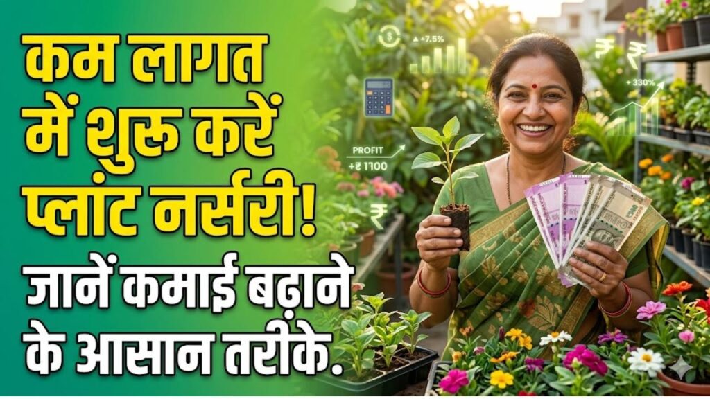 नर्सरी बिजनेस का कमाल: ₹10 का एक पौधा और ₹6 लाख की बंपर कमाई! जानें घर की छत या खाली प्लॉट से कैसे शुरू करें काम
