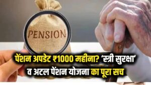 पेंशनभोगियों की मौज! हर महीने खाते में आएंगे ₹1000, जानें 2026 की इस नई 'स्त्री सुरक्षा' और अटल पेंशन योजना का पूरा सच