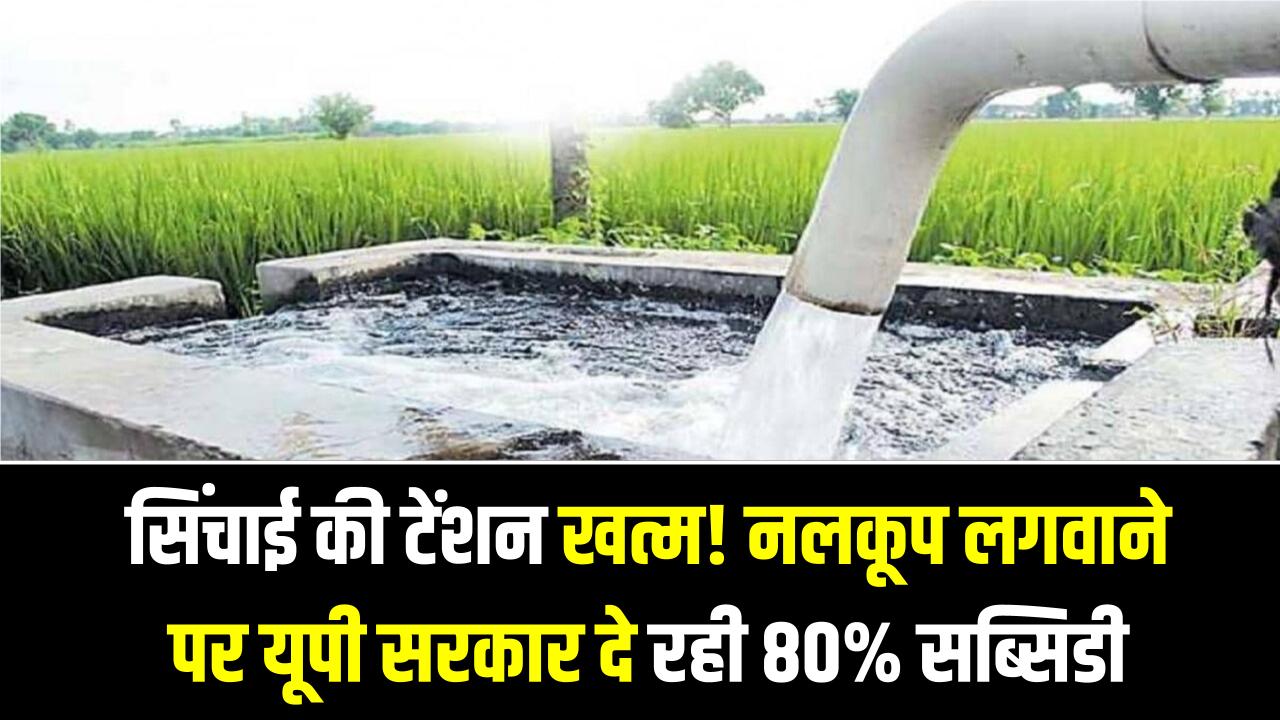UP Tubewell Subsidy: सिंचाई की टेंशन खत्म! नलकूप लगवाने पर यूपी सरकार दे रही 80% सब्सिडी; किसानों के लिए बंपर योजना