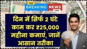 Work From Home: दिन में सिर्फ 2 घंटे काम कर ₹25,000 महीना कमाएं, जानें आसान तरीका