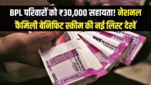 BPL परिवारों को सरकार देगी ₹30,000 की नकद सहायता! 'नेशनल फैमिली बेनिफिट' स्कीम की नई लिस्ट और आवेदन प्रक्रिया देखें