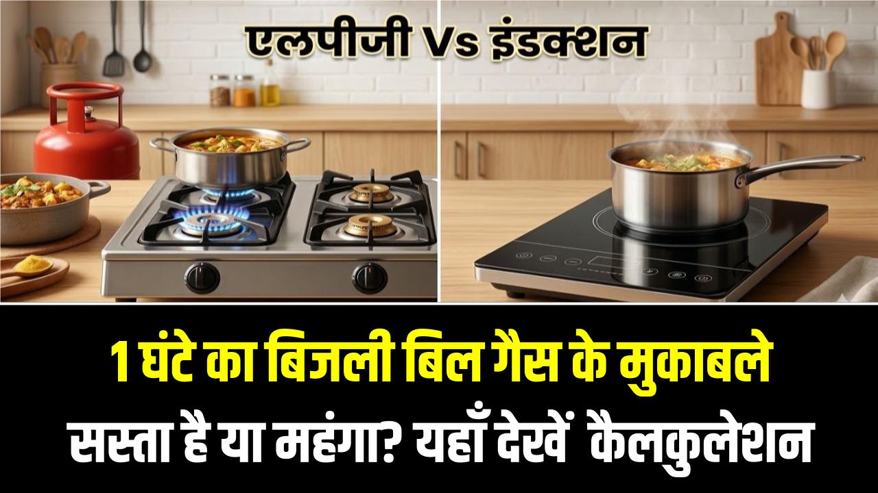 इंडक्शन चूल्हा इस्तेमाल करते हैं? तो जान लें 1 घंटे का बिजली बिल; गैस के मुकाबले सस्ता है या महंगा? यहाँ देखें पूरा कैलकुलेशन