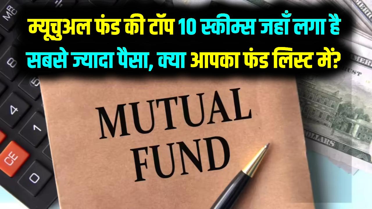 Mutual fund AUM: निवेशकों की पहली पसंद! म्यूचुअल फंड की टॉप 10 स्कीम्स जहाँ लगा है सबसे ज्यादा पैसा; क्या आपका फंड भी है लिस्ट में?