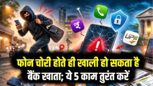 UPI यूजर सावधान! फोन चोरी होते ही खाली हो सकता है बैंक खाता; ये 5 काम तुरंत करें, वरना पछताने का भी नहीं मिलेगा मौका 4 UPI यूजर सावधान! फोन चोरी होते ही खाली हो सकता है बैंक खाता; ये 5 काम तुरंत करें, वरना पछताने का भी नहीं मिलेगा मौका