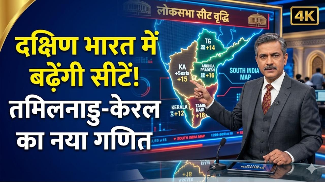 दक्षिण भारत में बढ़ेंगी लोकसभा सीटें! अमित शाह ने समझाया तमिलनाडु और केरल का गणित; जानें 5 राज्यों में सांसदों का नया आंकड़ा