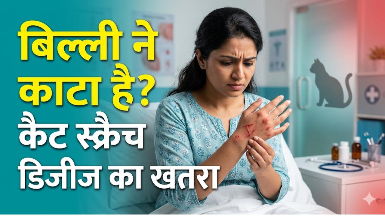 बिल्ली ने काट लिया है? इसे मामूली चोट न समझें, हो सकती है 'कैट स्क्रैच डिजीज'; जानें लक्षण और इलाज